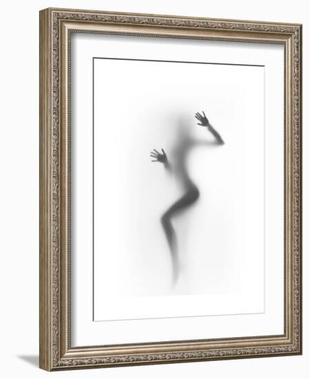 Flattened-Shadow-Framed Premium Giclee Print