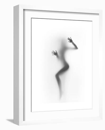 Flattened-Shadow-Framed Premium Giclee Print