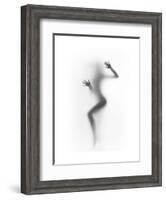 Flattened-Shadow-Framed Art Print