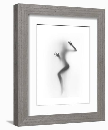 Flattened-Shadow-Framed Art Print