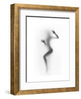 Flattened-Shadow-Framed Art Print