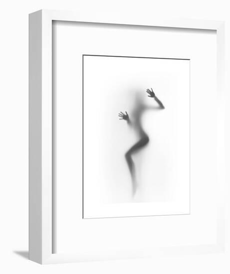 Flattened-Shadow-Framed Art Print