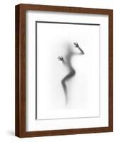 Flattened-Shadow-Framed Art Print