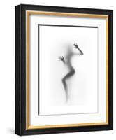 Flattened-Shadow-Framed Art Print