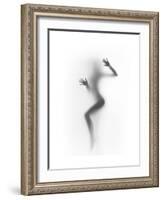 Flattened-Shadow-Framed Art Print