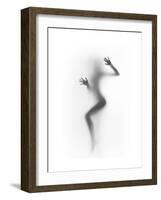 Flattened-Shadow-Framed Art Print
