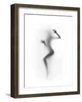 Flattened-Shadow-Framed Art Print