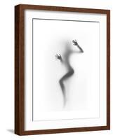 Flattened-Shadow-Framed Art Print