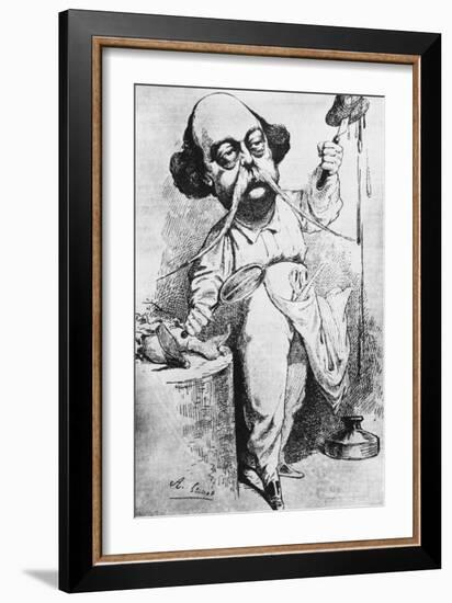 Flaubert Dissects Madame Bovary-A. Lernot-Framed Giclee Print