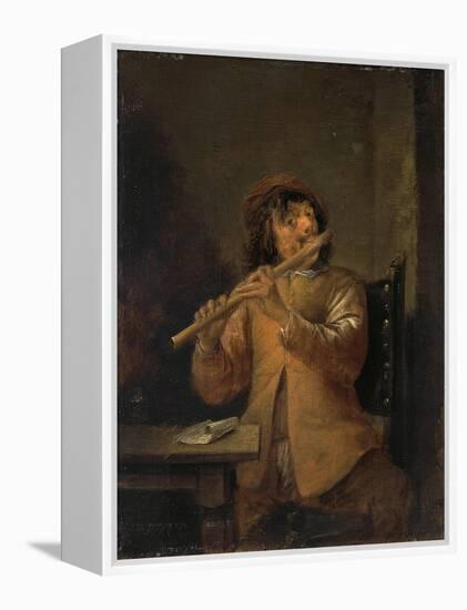 Flautist, 1630S-David Teniers the Younger-Framed Premier Image Canvas