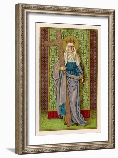 Flavia Julia Helena with the True Cross-null-Framed Art Print