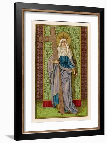 Flavia Julia Helena with the True Cross-null-Framed Art Print