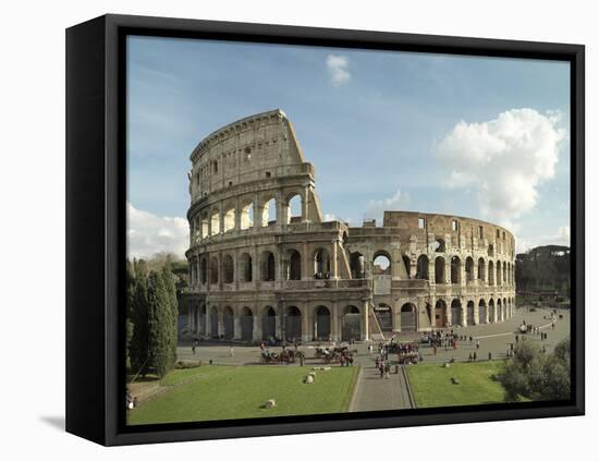 Flavian Amphitheatre Or Coliseum in Rome-null-Framed Premier Image Canvas