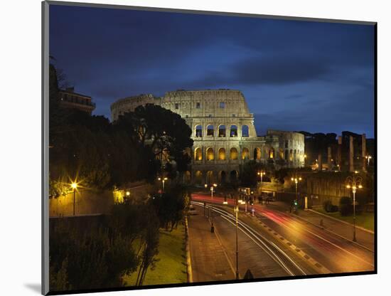 Flavian Amphitheatre Or Coliseum in Rome-null-Mounted Photographic Print