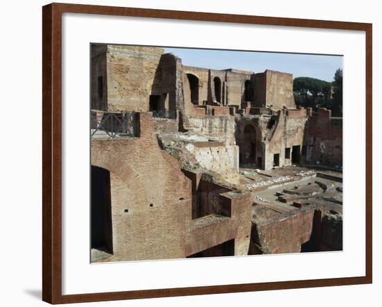 Flavian Palace, also known as Domus Flavia on Palatine Hill, Rome, Lazio, Italy Ad-null-Framed Giclee Print