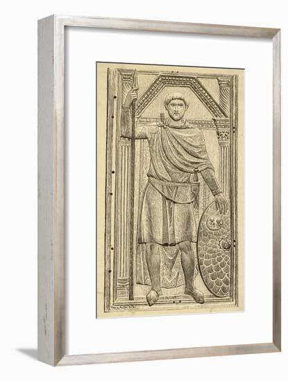 Flavius Aetius Roman Commander in the West Notable for His Defeat of Attila and the Huns-null-Framed Art Print