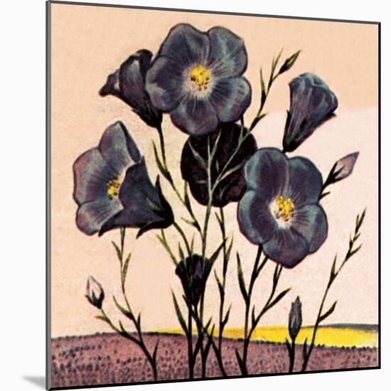 Flax-English School-Mounted Giclee Print