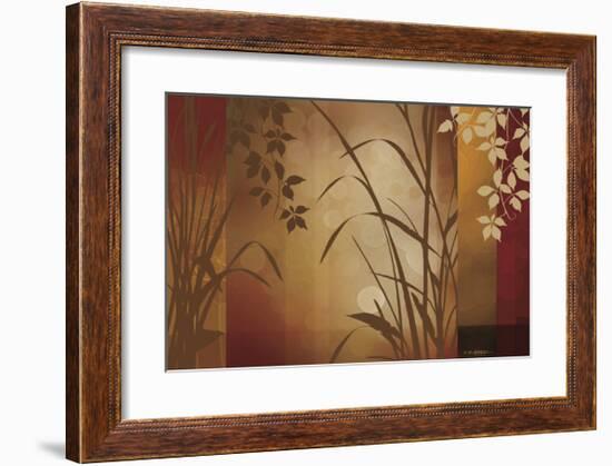 Flaxen Silhouette-Edward Aparicio-Framed Giclee Print