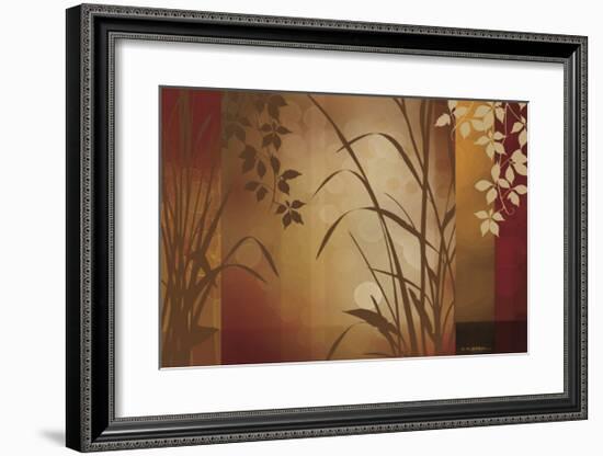 Flaxen Silhouette-Edward Aparicio-Framed Giclee Print