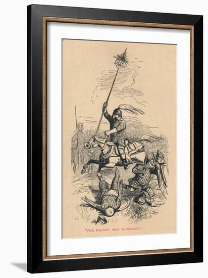 Flee, English! Dead is Edmond!', c1860, (c1860)-John Leech-Framed Giclee Print