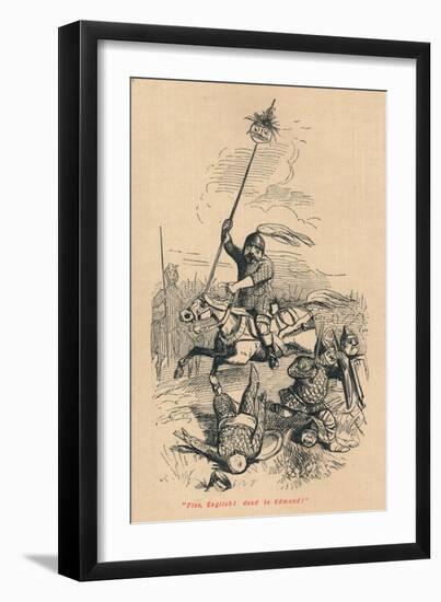 Flee, English! Dead is Edmond!', c1860, (c1860)-John Leech-Framed Giclee Print