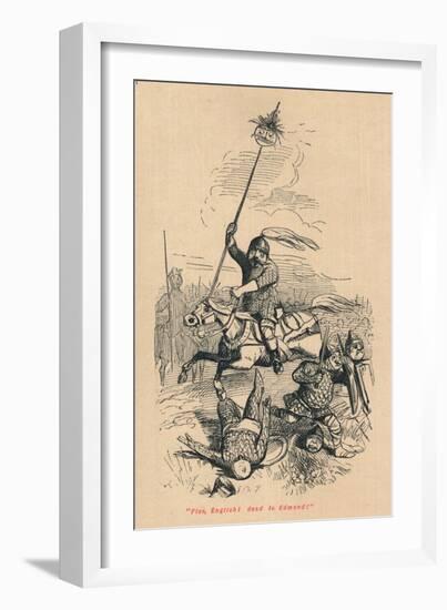 Flee, English! Dead is Edmond!', c1860, (c1860)-John Leech-Framed Giclee Print