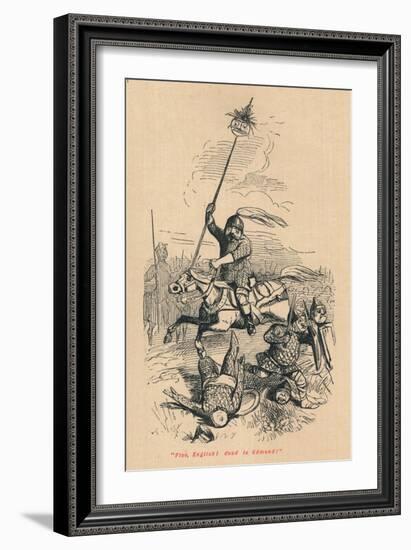 Flee, English! Dead is Edmond!', c1860, (c1860)-John Leech-Framed Giclee Print