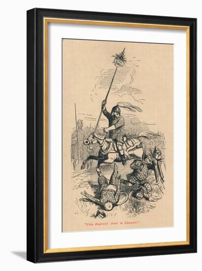 Flee, English! Dead is Edmond!', c1860, (c1860)-John Leech-Framed Giclee Print