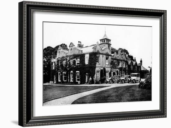 Fleet of Cars at Castle Malwood, Hampshire-null-Framed Photographic Print