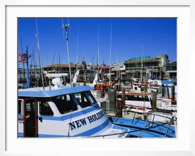 Fleet of Small Fishing Boats Around Pier 39, Fisherman's Wharf