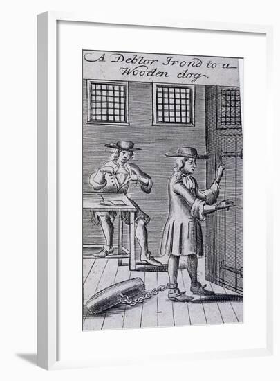 Fleet Prison, London, 1691-null-Framed Giclee Print