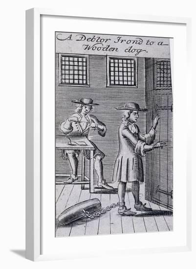 Fleet Prison, London, 1691-null-Framed Giclee Print