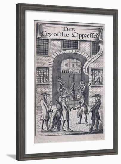 Fleet Prison, London, 1691-null-Framed Giclee Print