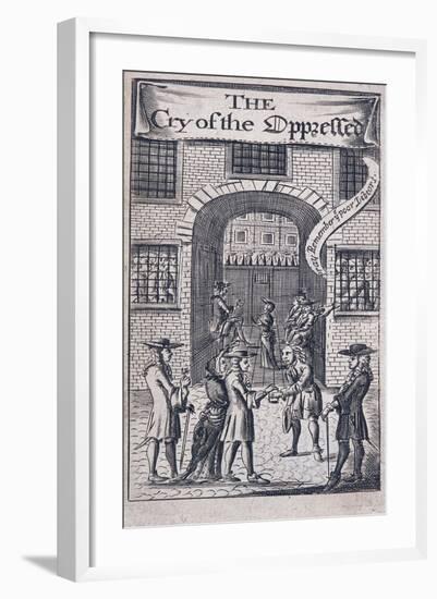 Fleet Prison, London, 1691-null-Framed Giclee Print