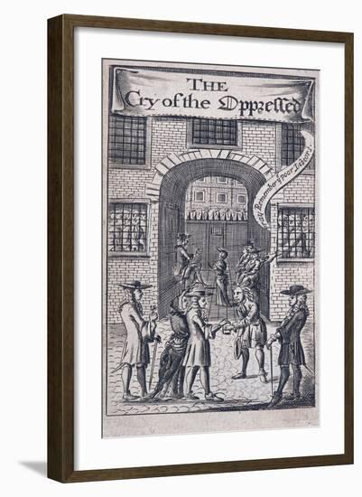 Fleet Prison, London, 1691-null-Framed Giclee Print