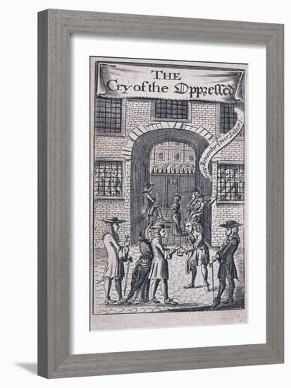 Fleet Prison, London, 1691-null-Framed Giclee Print