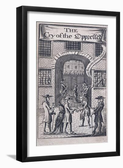 Fleet Prison, London, 1691-null-Framed Giclee Print