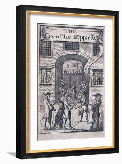 Fleet Prison, London, 1691-null-Framed Giclee Print