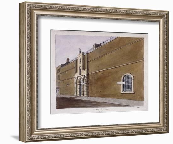 Fleet Prison, London, 1805-Valentine Davis-Framed Giclee Print