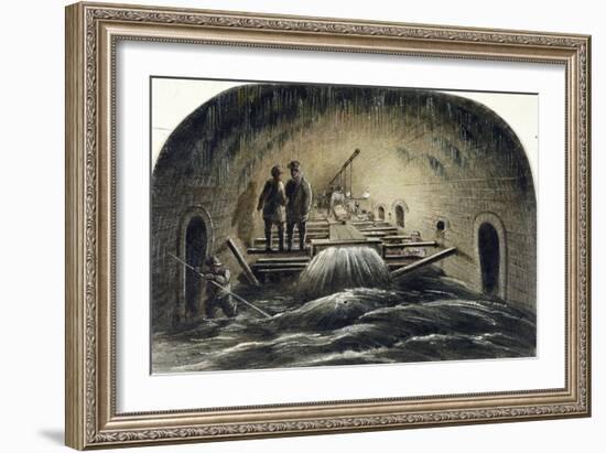 Fleet River, London, 1854-null-Framed Giclee Print