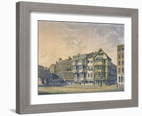 Fleet Street, London, 1798-William Capon-Framed Giclee Print