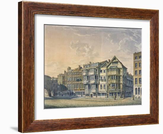 Fleet Street, London, 1798-William Capon-Framed Giclee Print