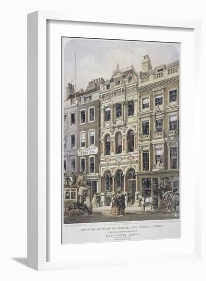 Fleet Street, London, 1861-Robert Dudley-Framed Giclee Print