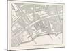 Fleet Street the Temple London from a Map of London Published 1720-null-Mounted Giclee Print