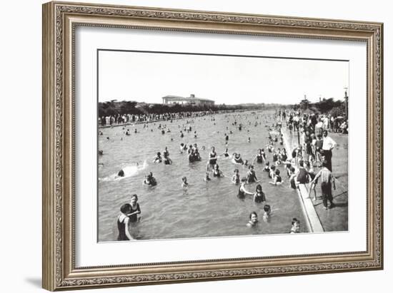 Fleishhacker Pool, San Francisco, California-null-Framed Art Print