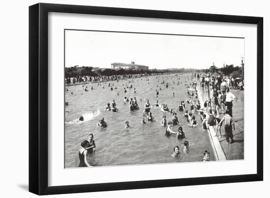 Fleishhacker Pool, San Francisco, California-null-Framed Art Print