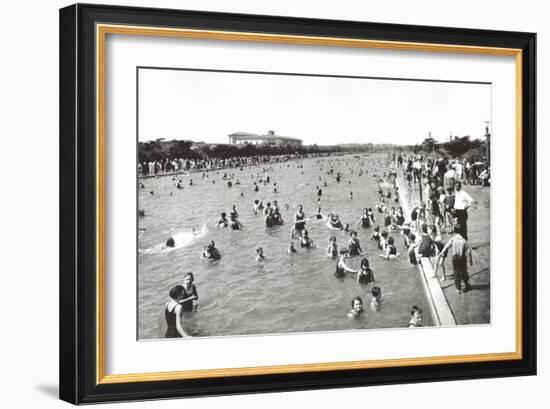 Fleishhacker Pool, San Francisco, California-null-Framed Art Print