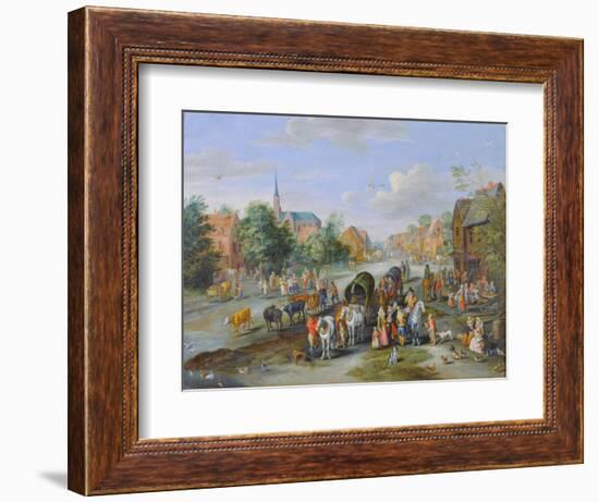 Flemish Fete-Jan Brueghel the Elder-Framed Giclee Print