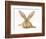 Flemish Giant Rabbit with Ears Erect-Mark Taylor-Framed Photographic Print