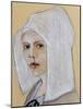 Flemish Girl in White Bonnet, 2016 detail-Susan Adams-Mounted Giclee Print